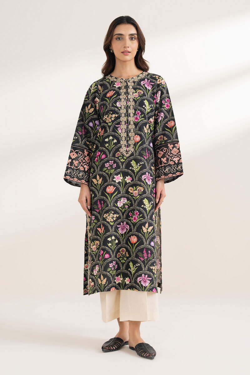 Embroidered Khaddar Shirt