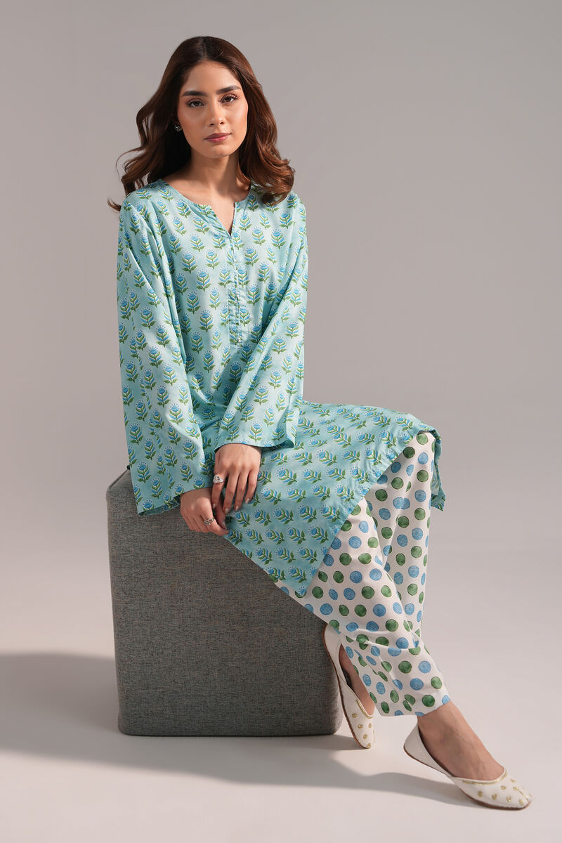 Printed Arabic Lawn Shirt