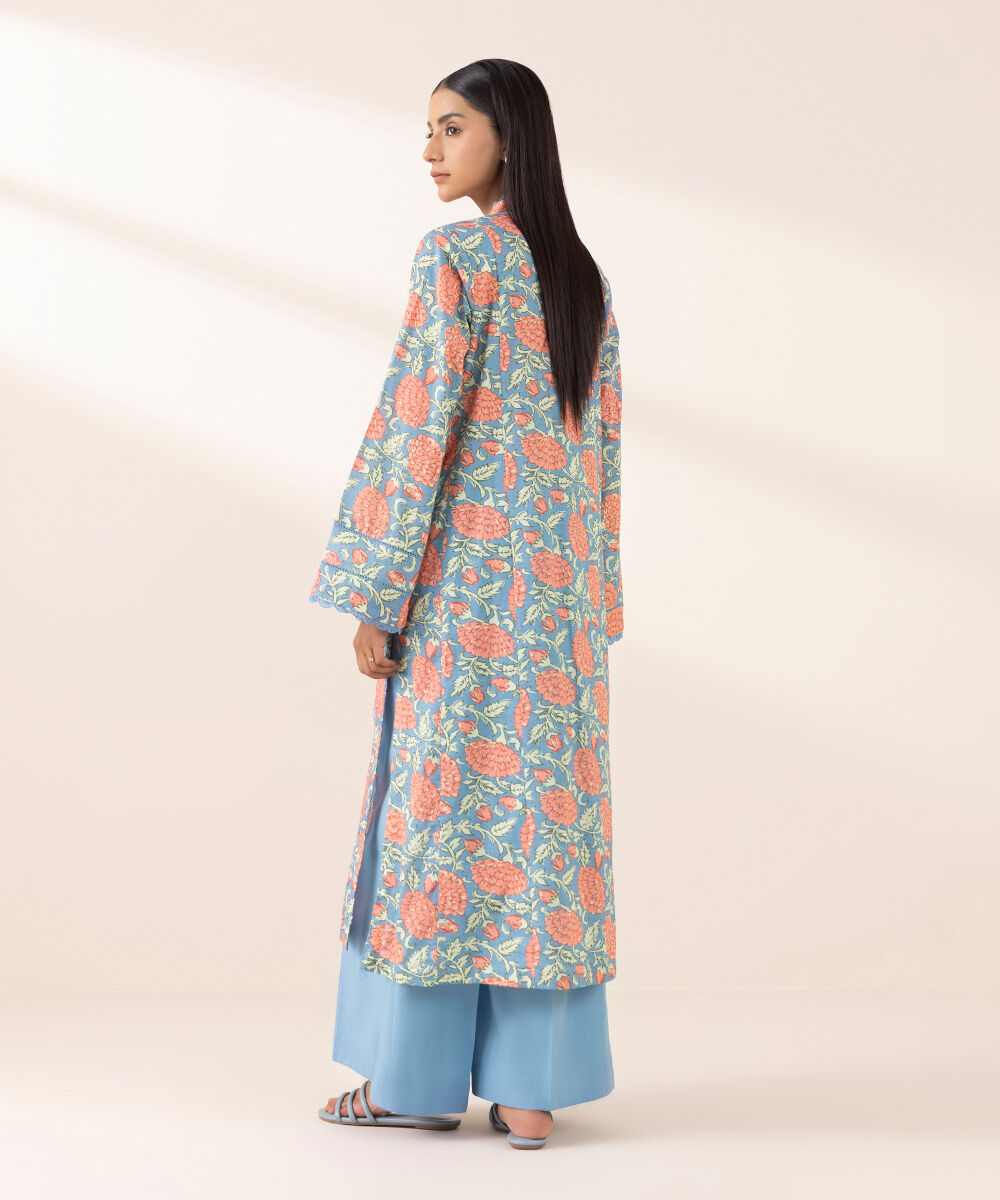 Women's Pret Cross Hatch Multi Printed A-Line Shirt