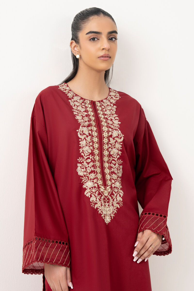 Embroidered Cambric Shirt