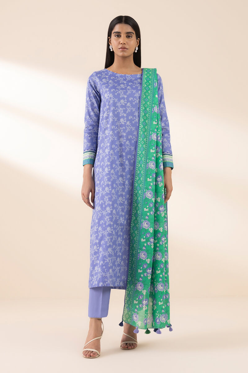 3 PIECE - PRINTED LAWN SUIT