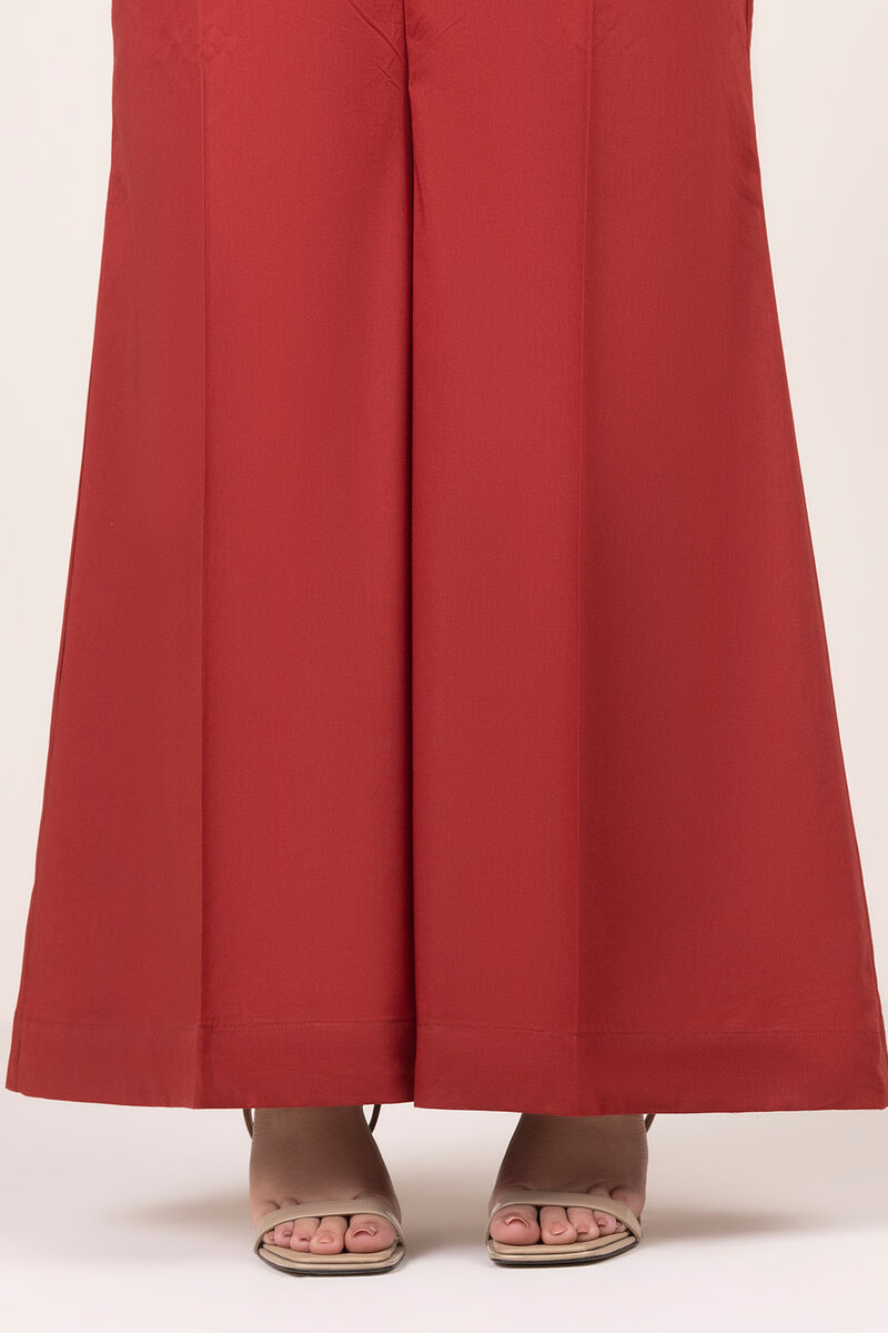 Solid Lawn Flared Pants