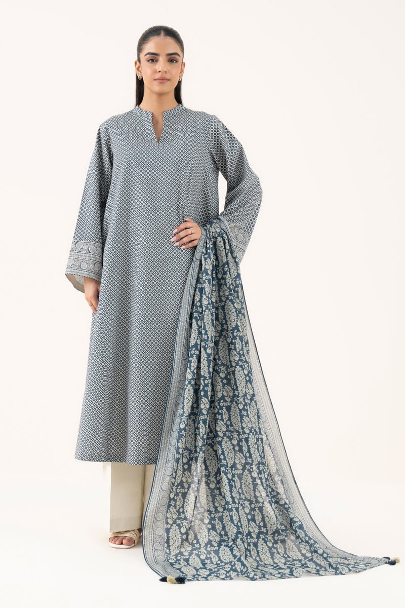 2 Piece - Printed Cotton  Suit