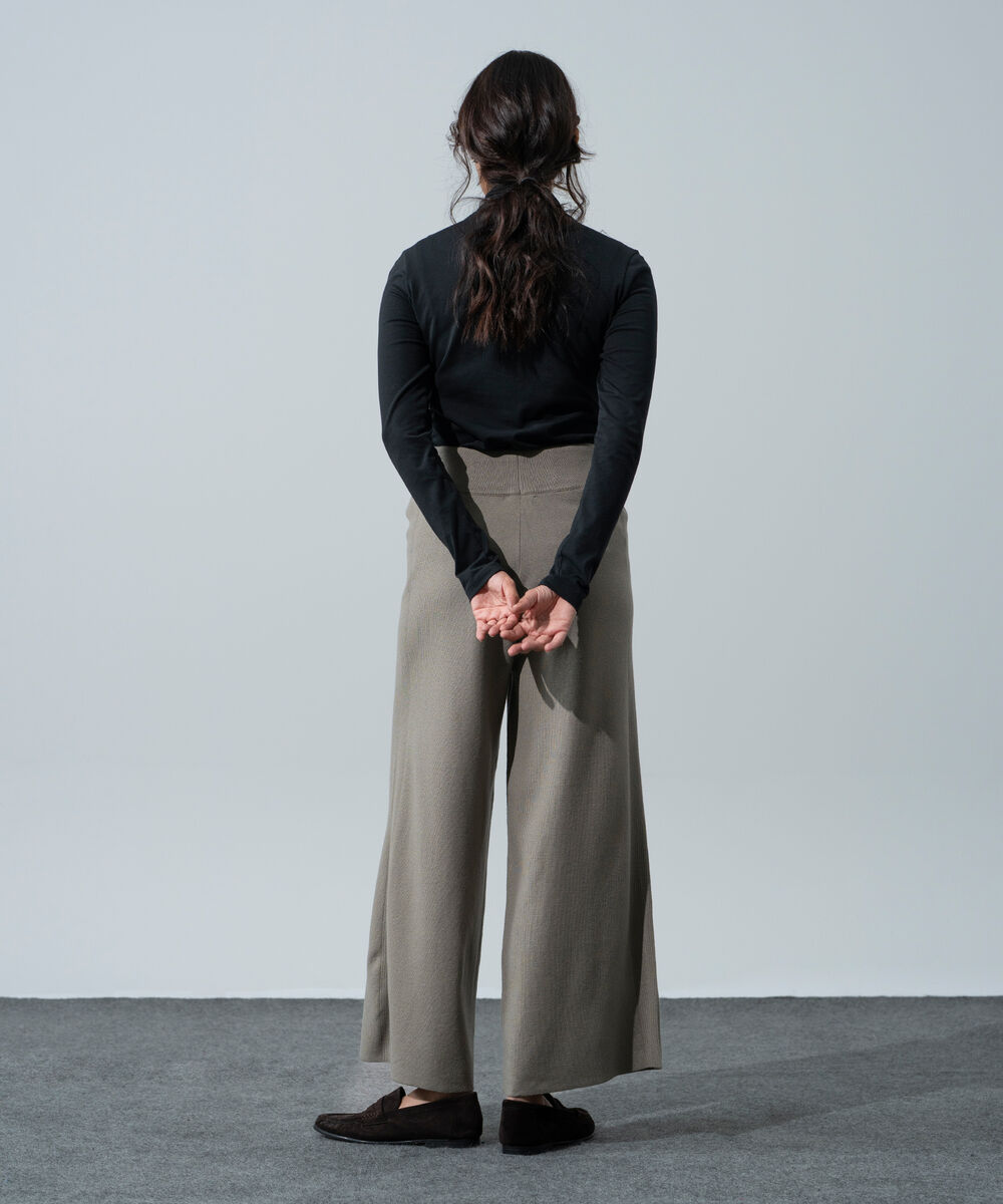 Women's Western Wear Sage Green Pull-On Knit Culottes