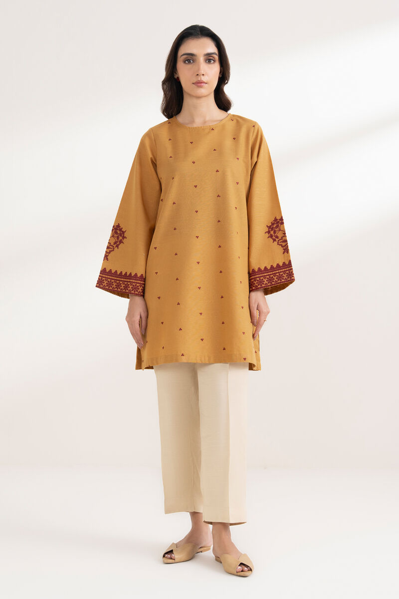 Embroidered Khaddar Shirt