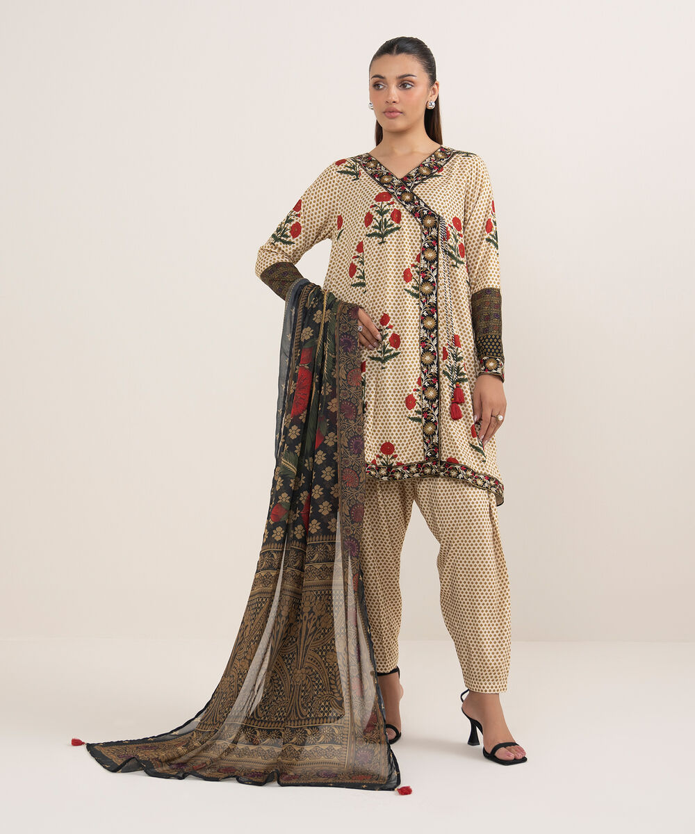 Tissue Dupatta DEPRW25V143D Sapphire PK