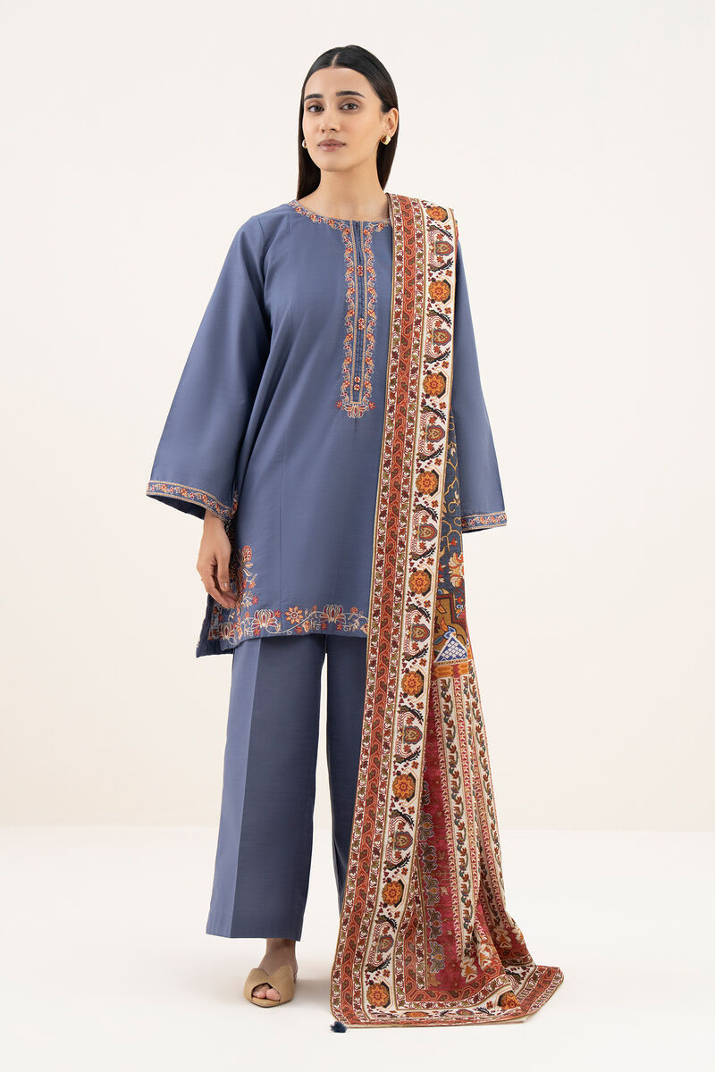 Printed Khaddar Dupatta