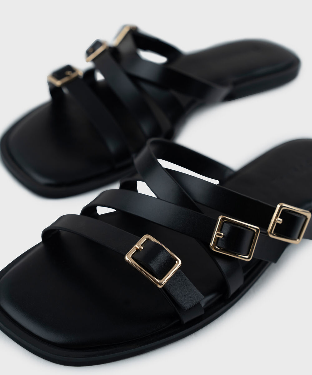 Women's Black  Sandals