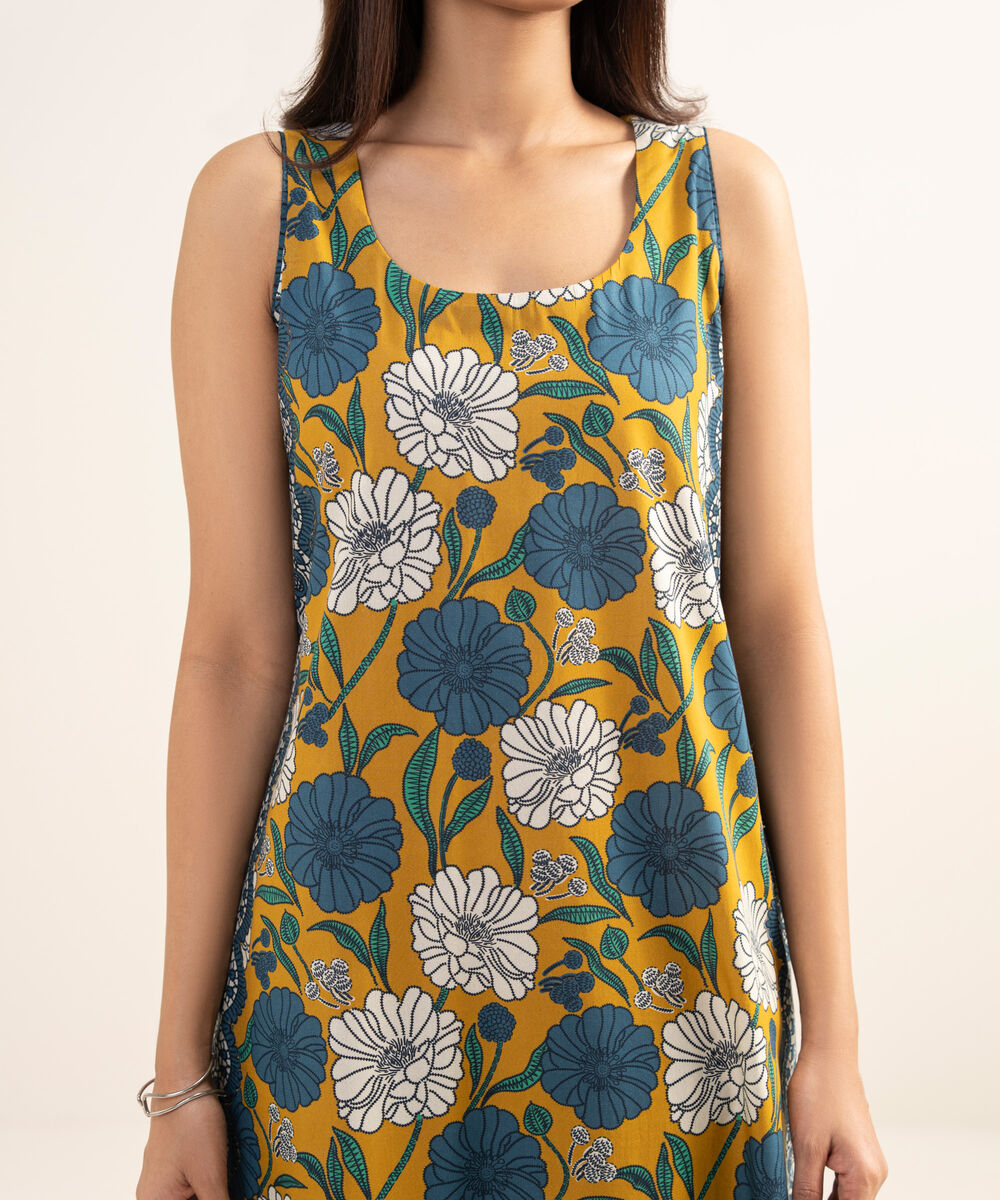 Women's Unstitched Lawn Printed Multi 3 Piece Suit