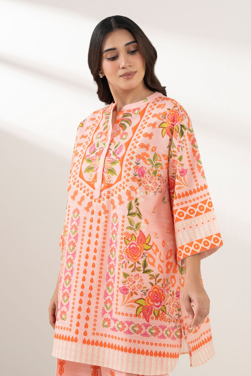 Printed Light Khaddar Shirt
