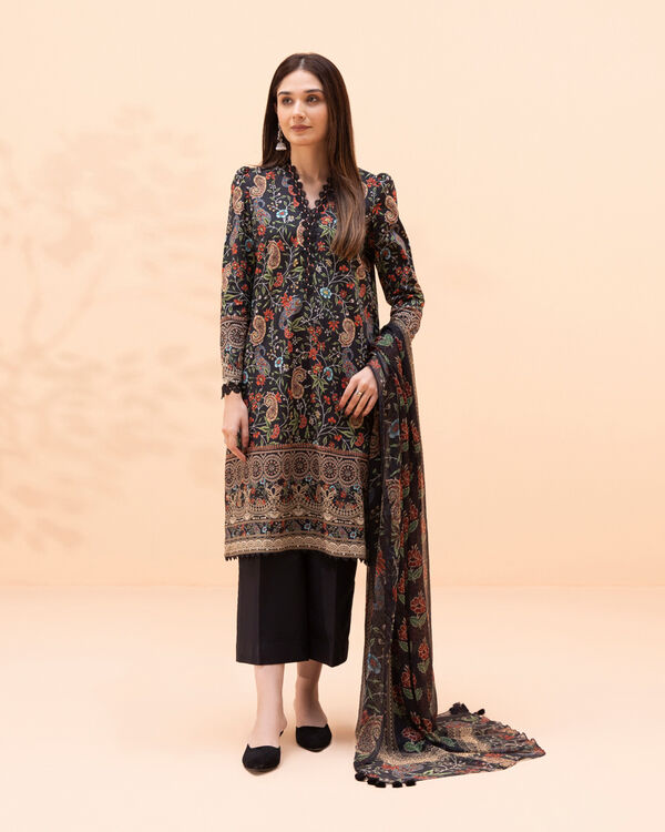 3 Piece - Lawn Printed Suit