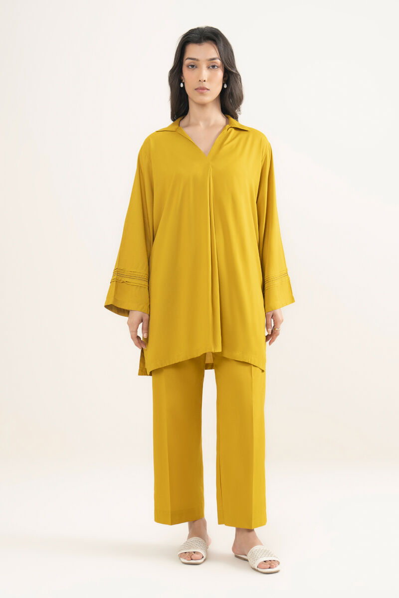 Solid Arabic Lawn Shirt