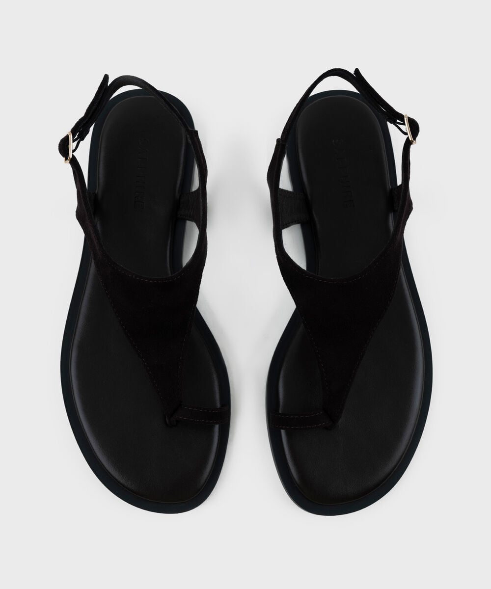 Women's Dark Brown Flat Sandal