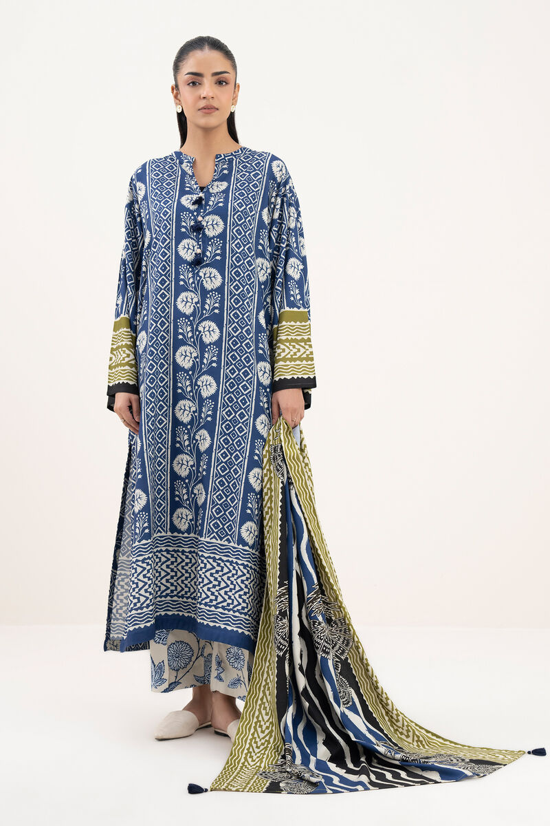Printed Linen Dupatta