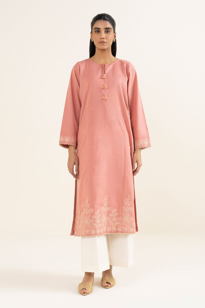 Embroidered Light Khaddar Shirt