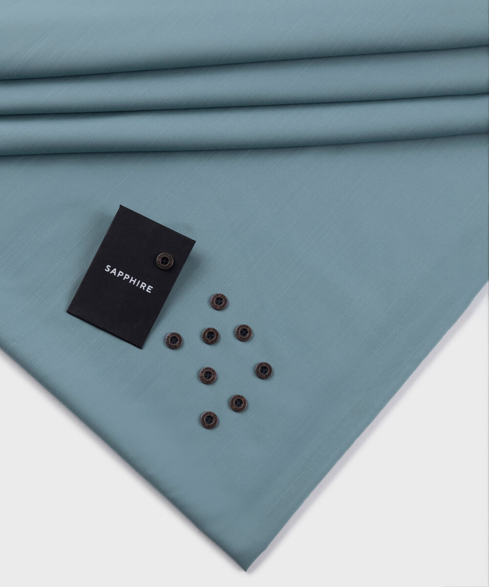 Men's Unstitched Two-Piece Premium Wash and Wear Chocolate Brown Suit.