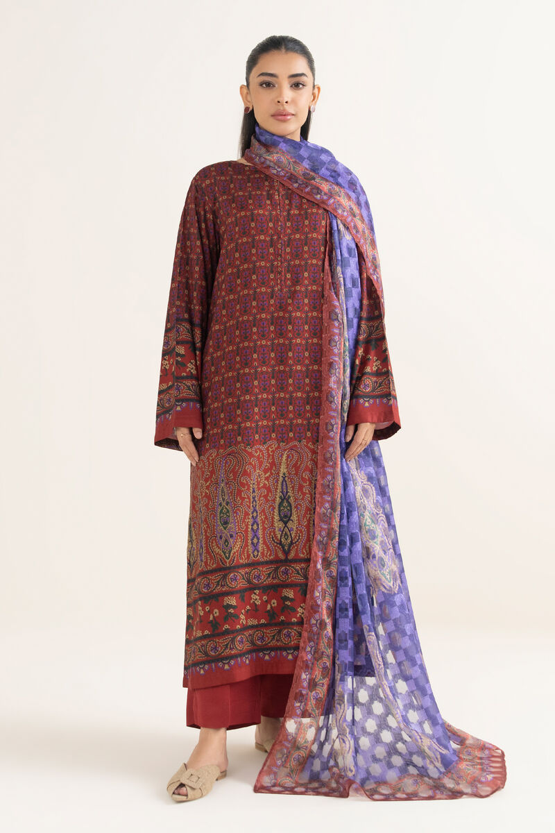 Printed Jacquard Dupatta