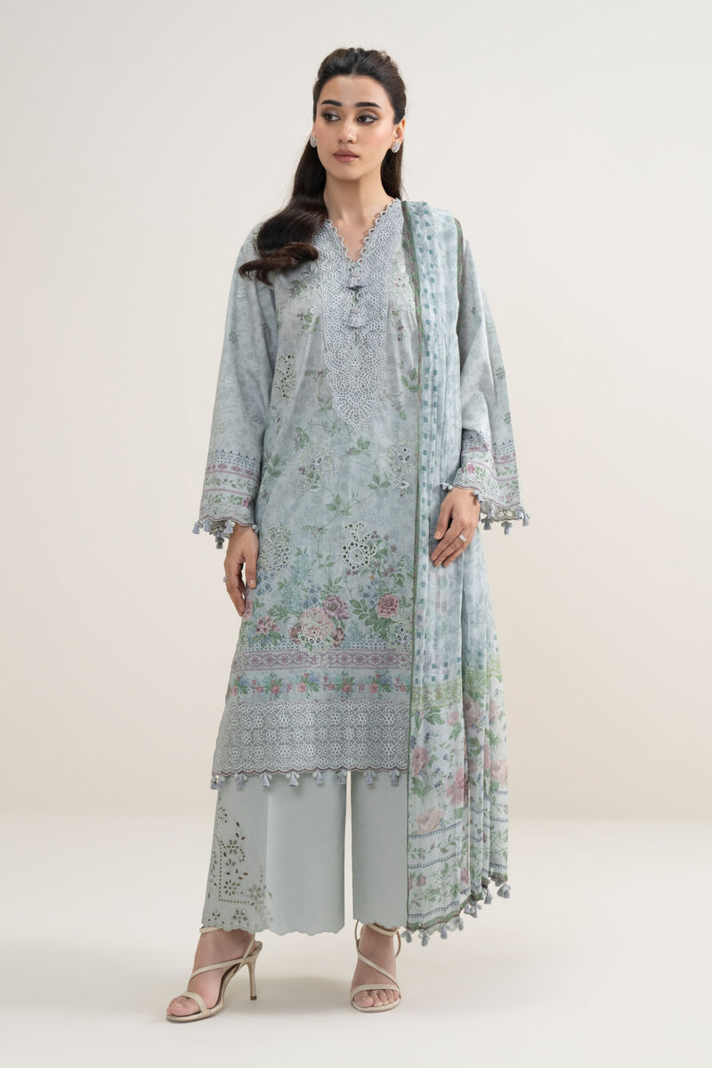3 Piece - Embroidered Lawn Suit