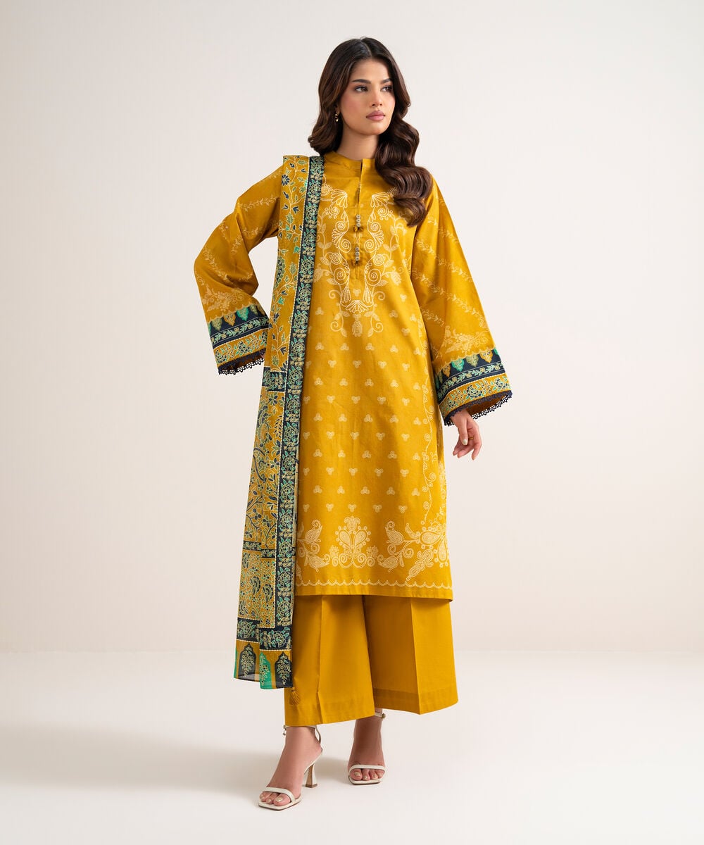 3 Piece - Printed Lawn Suit