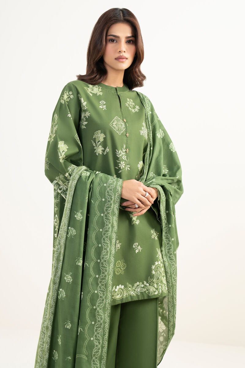 3 Piece - Printed Lawn Suit