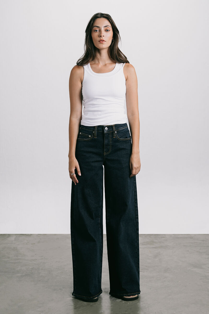 High Rise Wide Leg Jeans