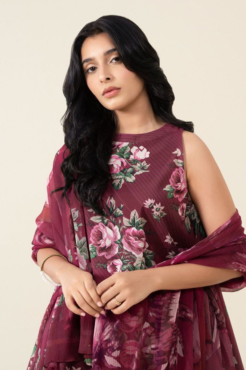 3 Piece - Digital Printed Lawn Suit