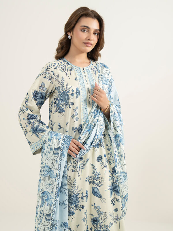 3 Piece - Embroidered Lawn Suit