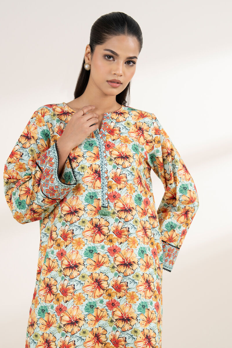 Printed Cambric Shirt