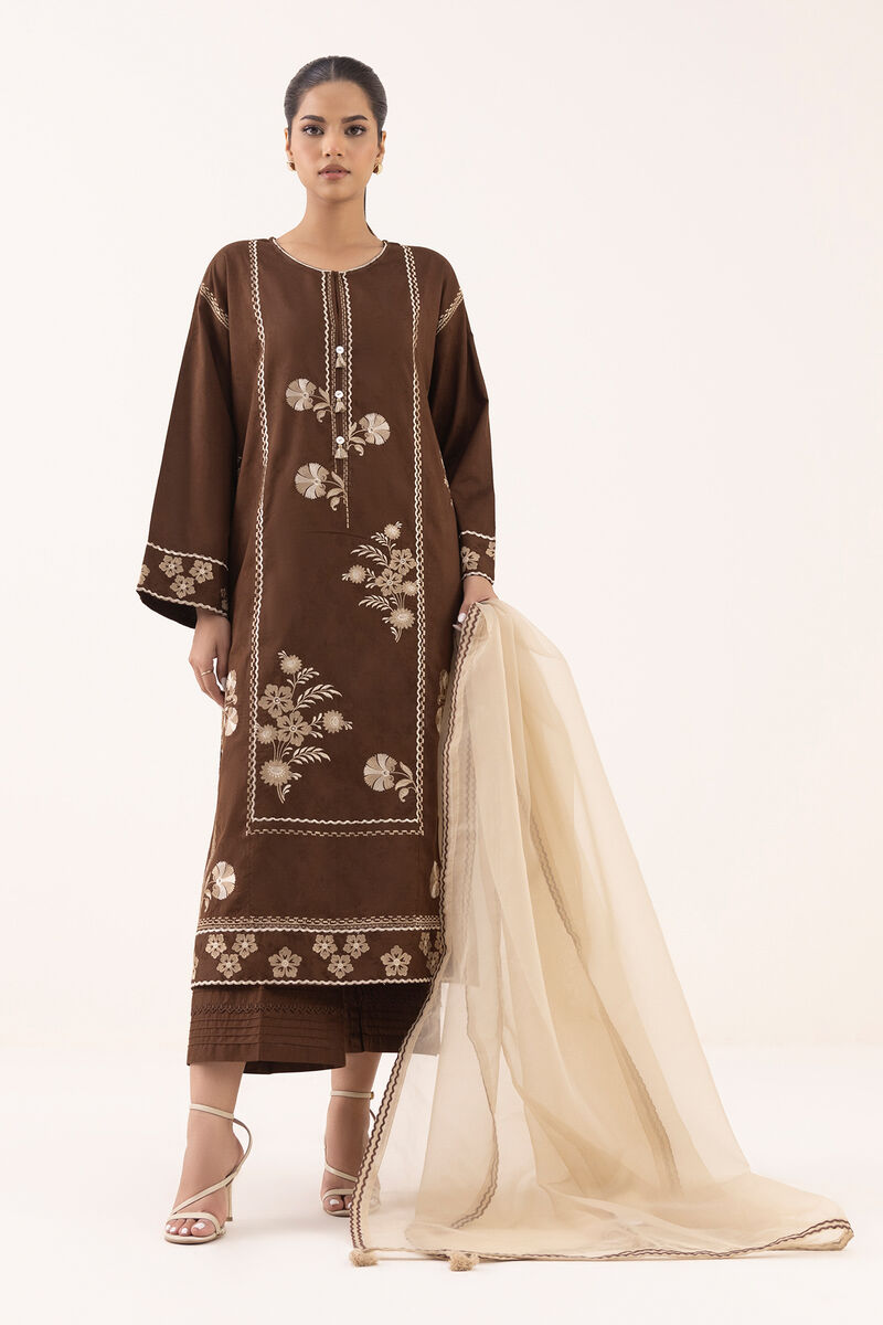 Embroidered Organza Dupatta