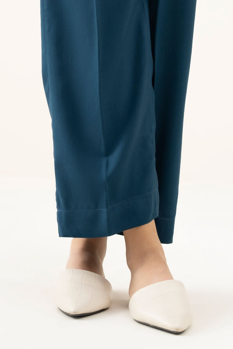 Solid Linen Straight Pants