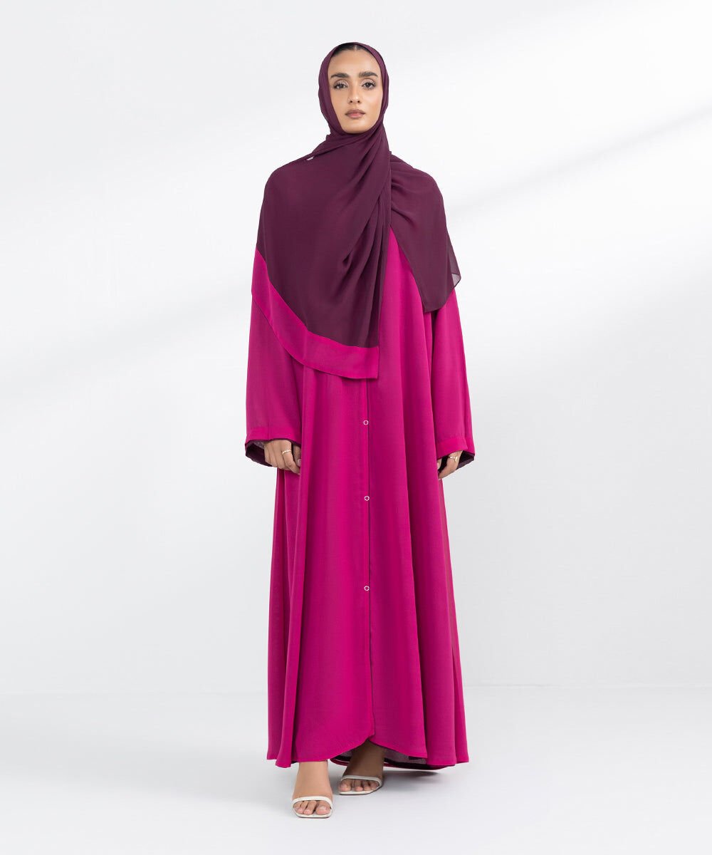 Reversible Abaya Set Pink Reversible Abbaya Abbaya Set