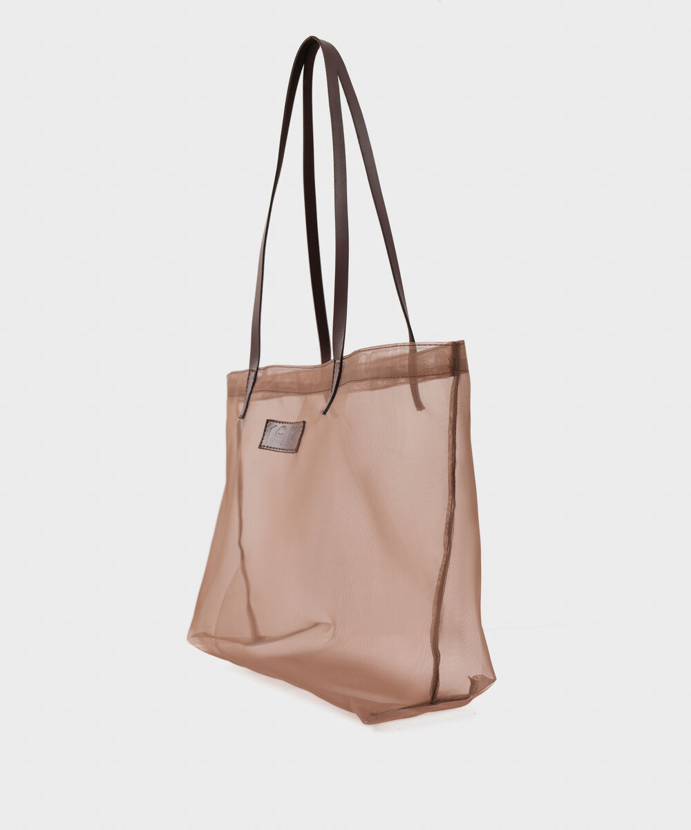 Women's Brown Fabric Bag