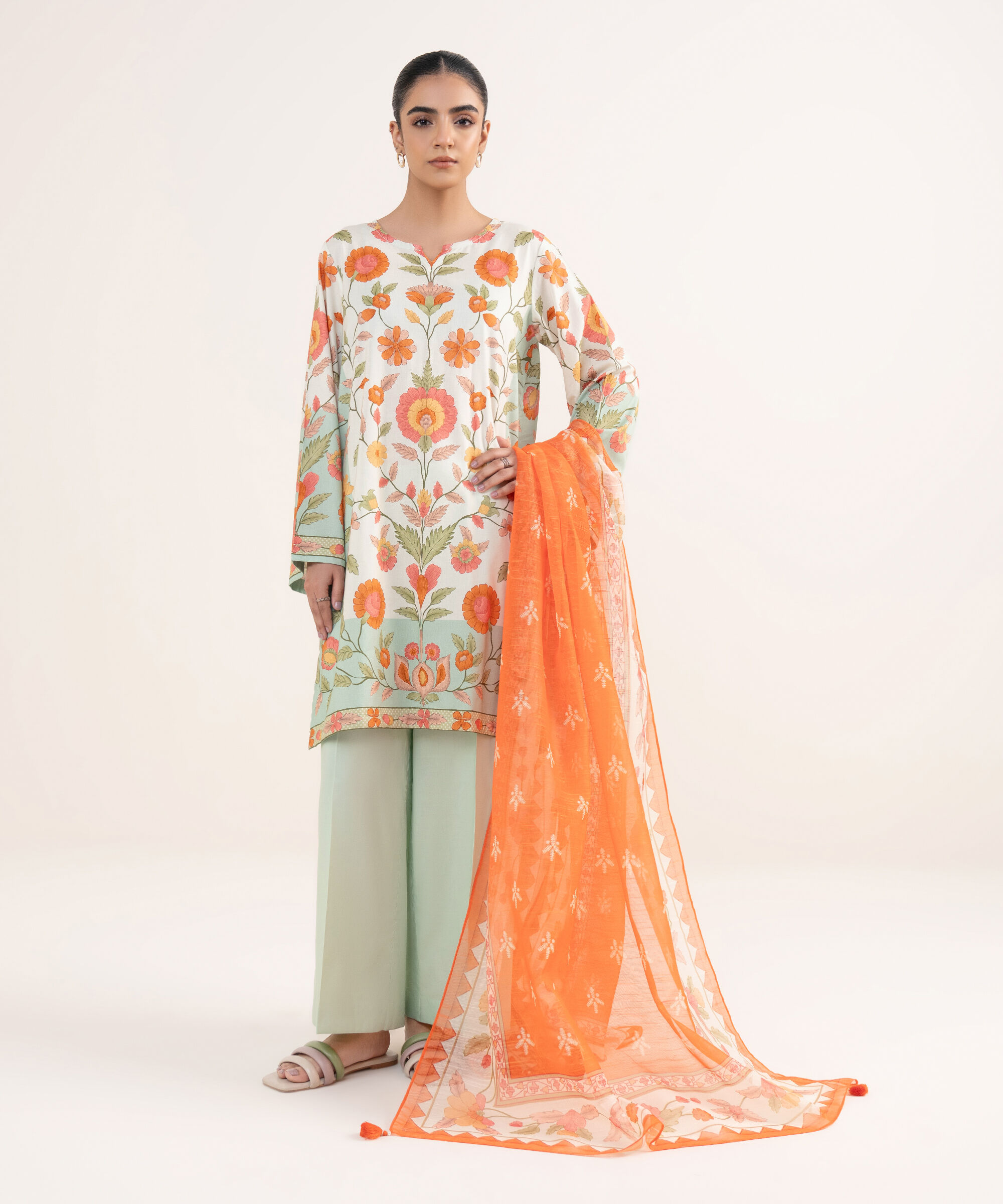 Printed Dupatta 3PDFW25V218D