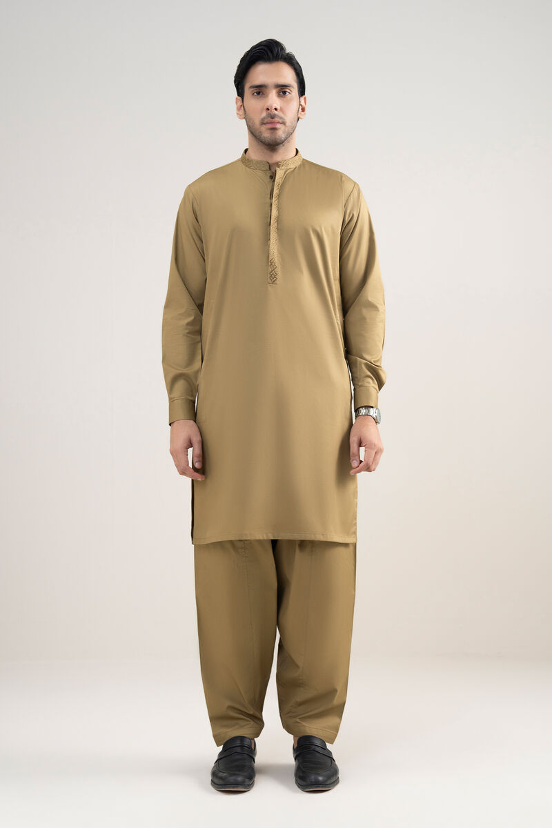 Embroidered Premium Cotton Suit