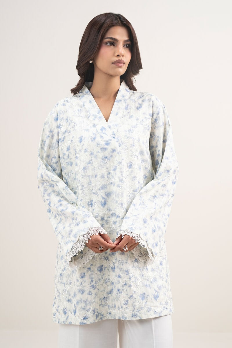 Embroidered Leno Kara Shirt