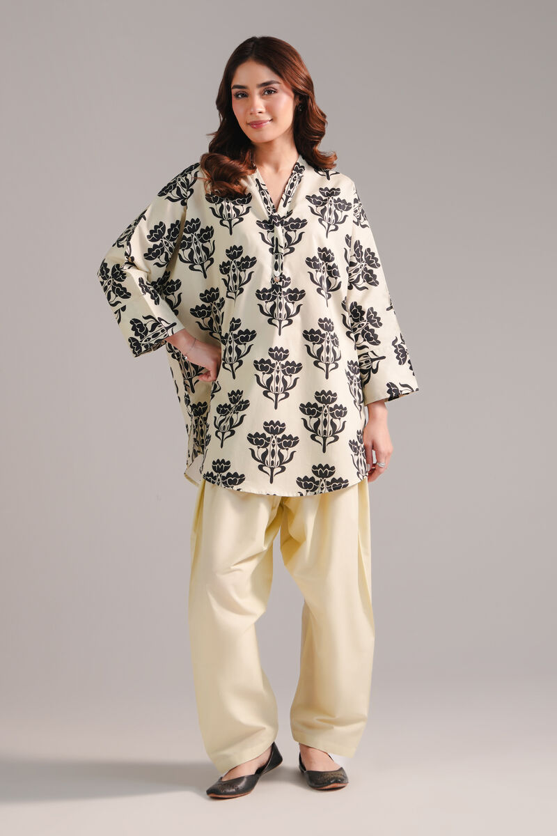 2 Piece - Printed Cambric Suit