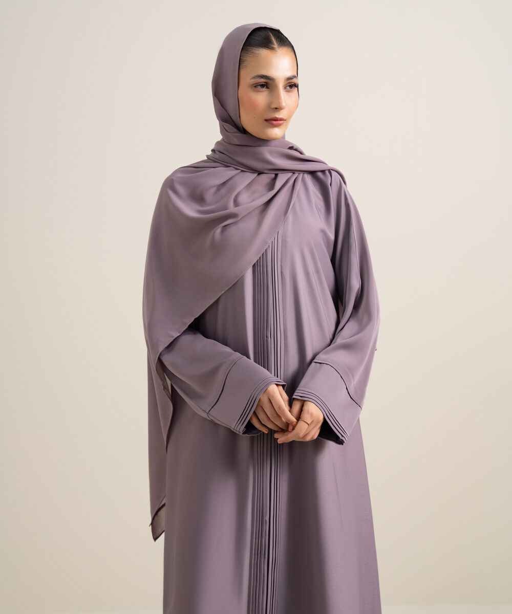 Women's Purple Abaya Set