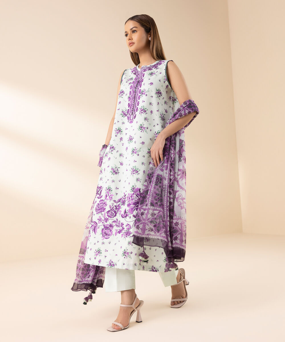 0U3PEDY25V55 Unstitched 3 PC 0U3PEDY25V55