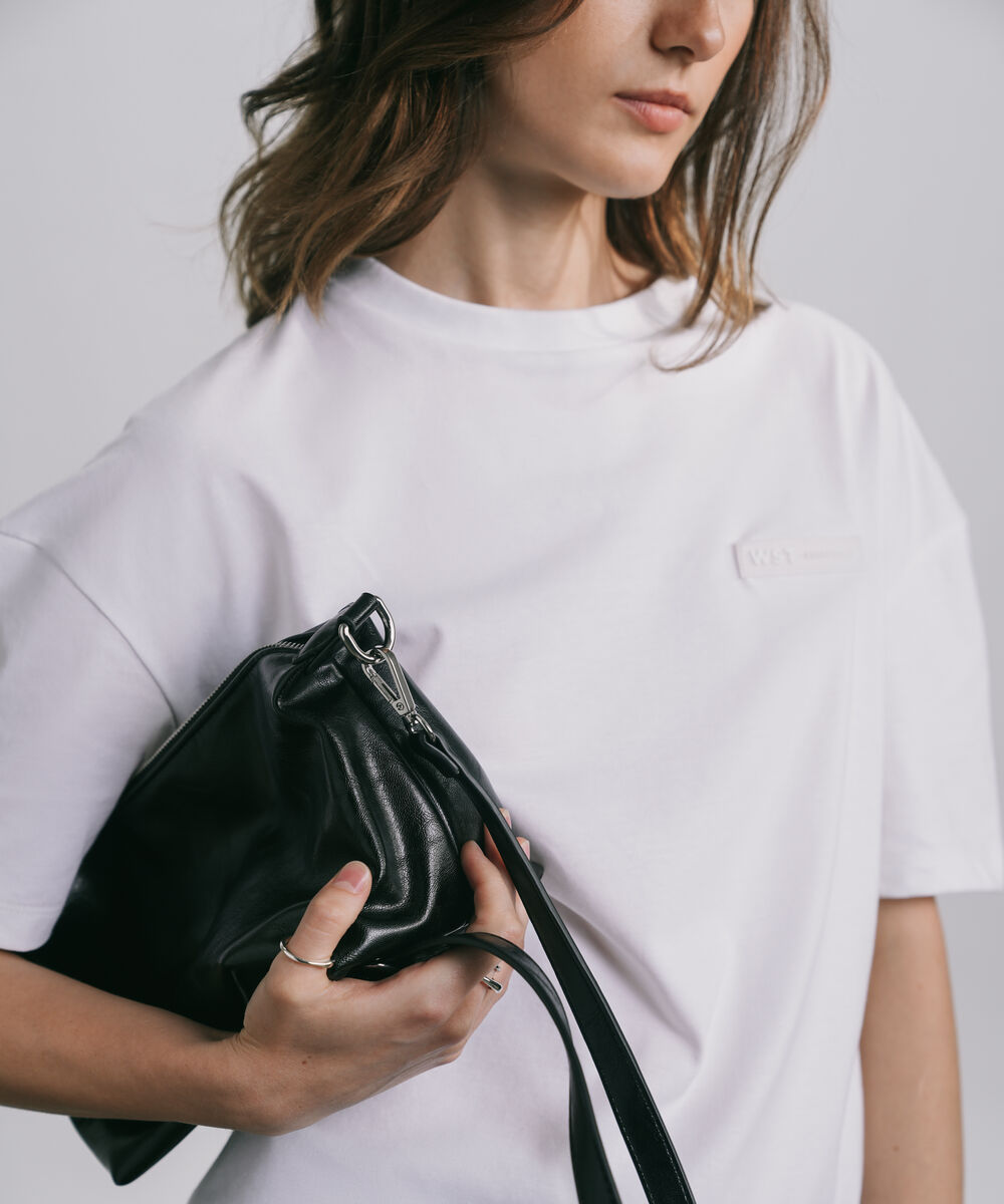 Women's Black Cross Body Bag