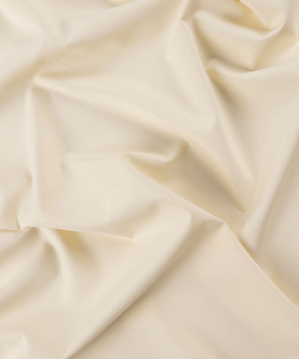 Men's Unstitched Two-Piece Dobby Wash and Wear Light Beige Suit.