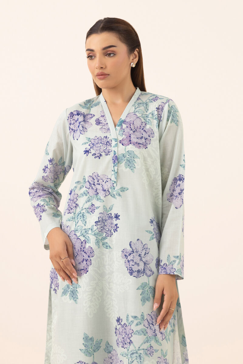 Printed Crosshatch Shirt