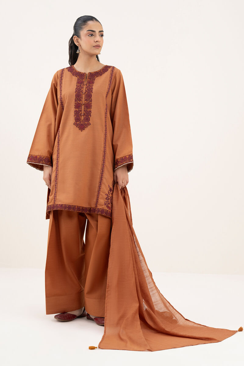 Solid Manaar Dupatta