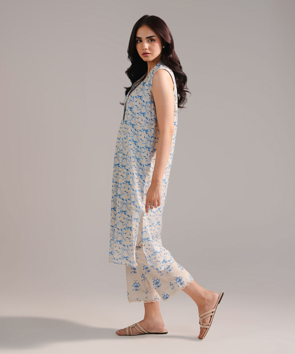 Women's RTW Crosshatch Printed Grey Straight Shirt