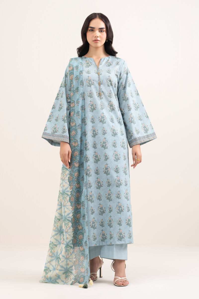 3 Piece - Printed Lawn Suit