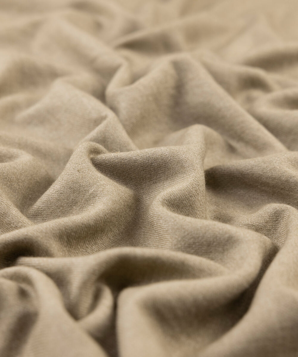 Men Wool Blended Khaki Shawl