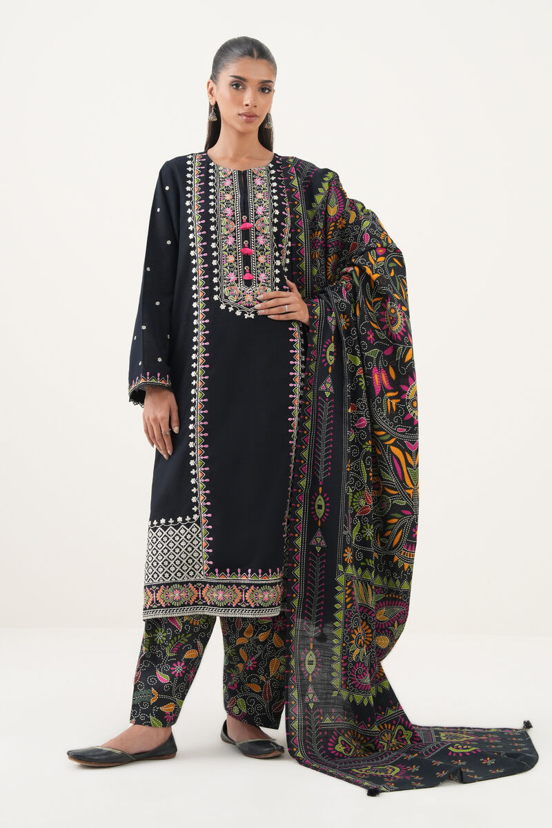 Printed Light Khaddar Dupatta