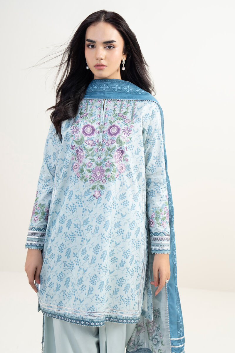 3 Piece - Embroidered Lawn Suit