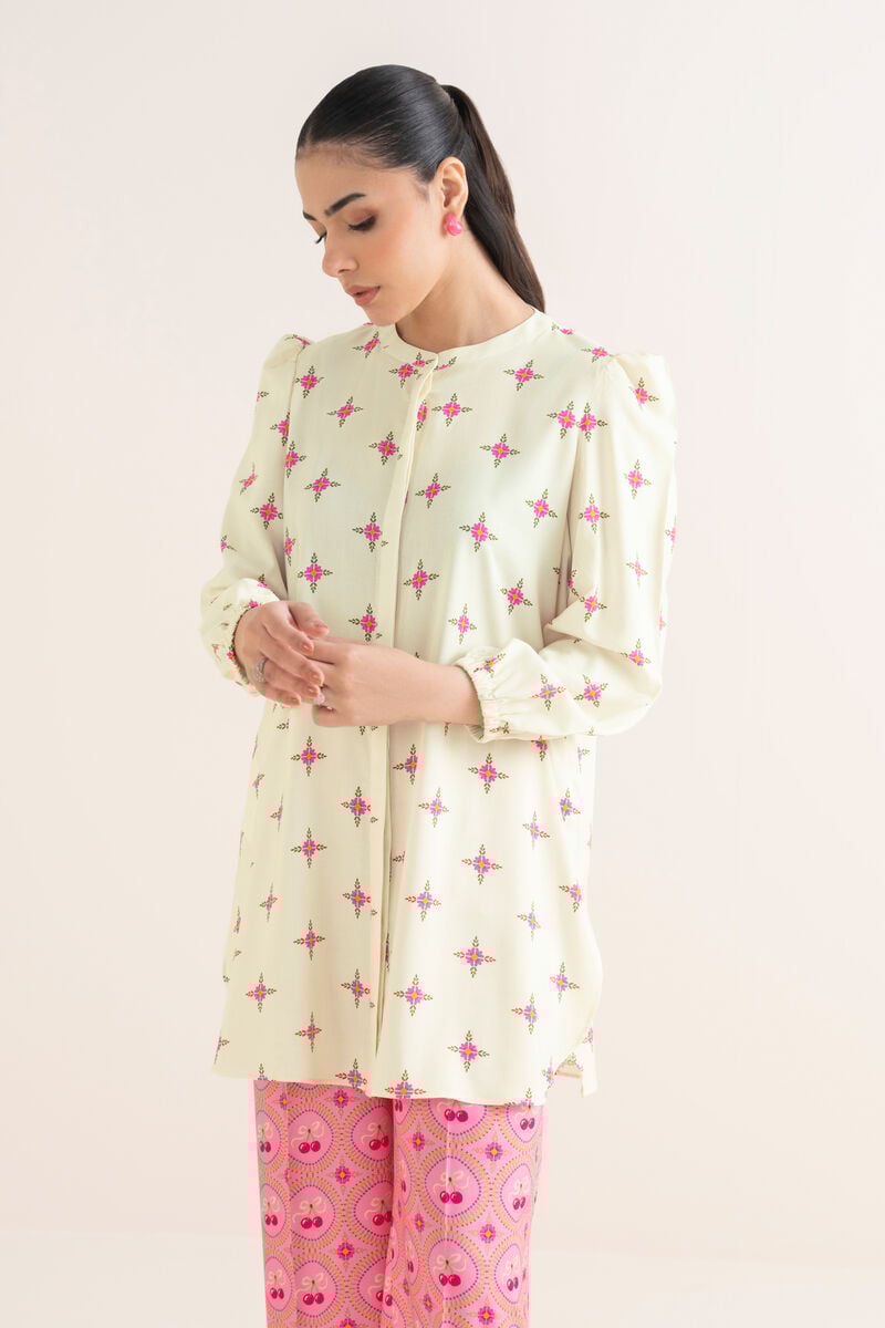 Printed Linen Viscose Shirt