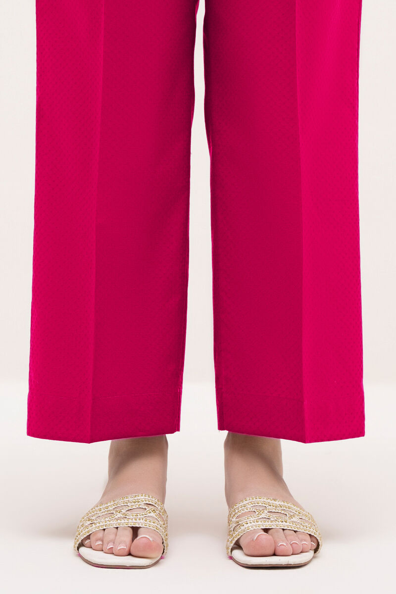 Solid Lawn Straight Pants