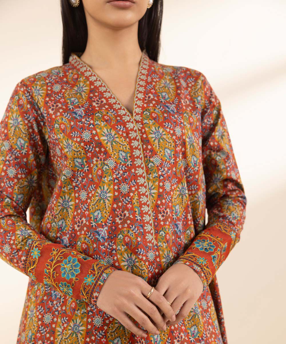 U3PEDY25V314 Unstitched 3 PC U3PEDY25V314